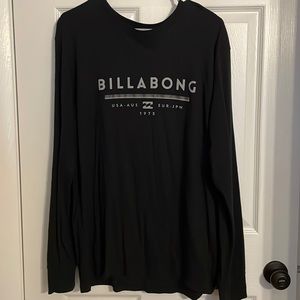 NWOT Billabong size XL men’s black long sleeve Tee
